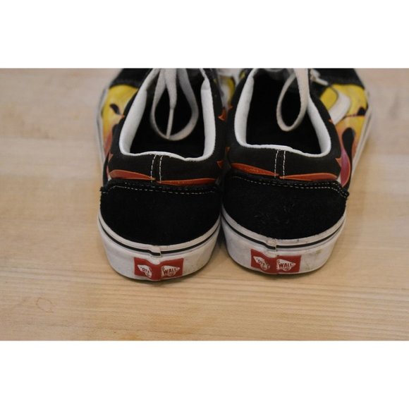 Unisex Vans Old Skool Flame Skater Shoes W-8 M-6.5 - Picture 4 of 8